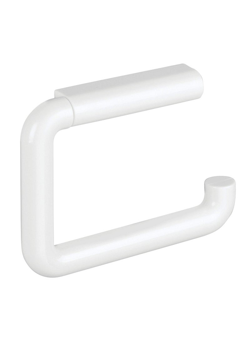 InterDesign iDesign Plastic Wall Mount Paper Holder, Dispenser for Master, Guest, Kid's Bathroom, 6.95" x 7.4" x 1.45", Toilet Tissue Bar  - Image 3