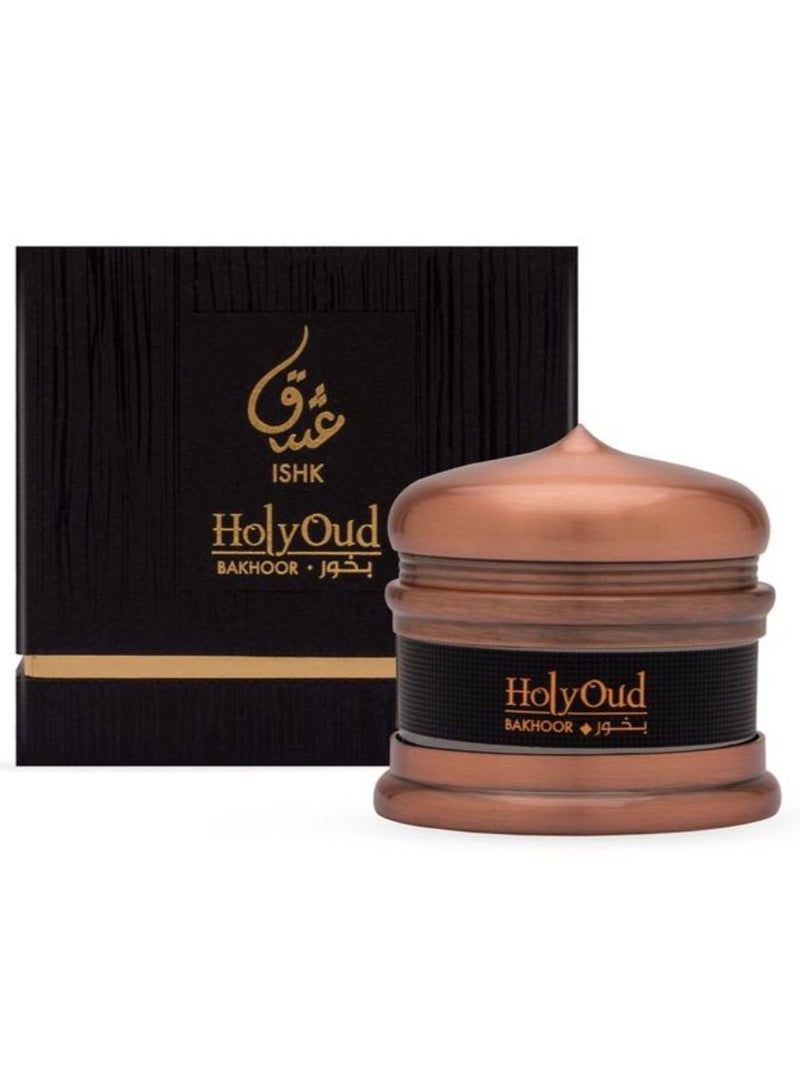 Holy Oud Bakhoor Ishk Authentic Arabian Incense Chips Dukhoon 30GM - Image 1