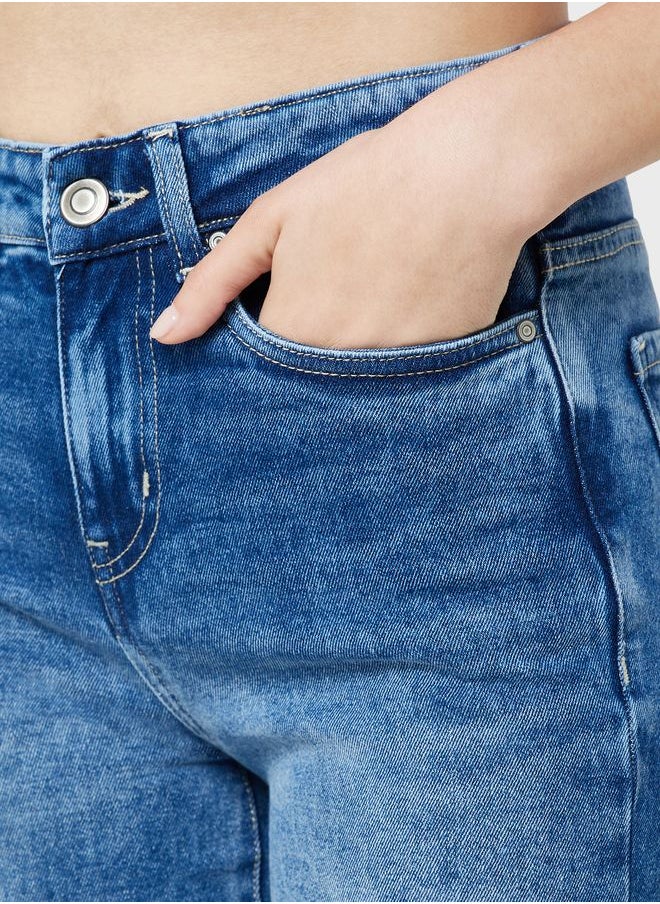 Ginger - High Waist Distrssed Jeans - Image 1