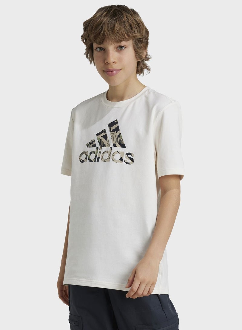 اديداس تيشيرت تدريب أديداس جي دي إل كيه تي بيج للأولاد من - سنوات - Image 3