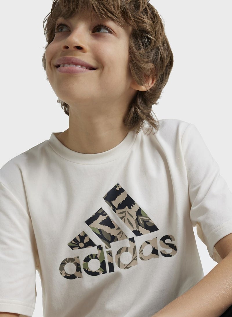 اديداس تيشيرت تدريب أديداس جي دي إل كيه تي بيج للأولاد من - سنوات - Image 5