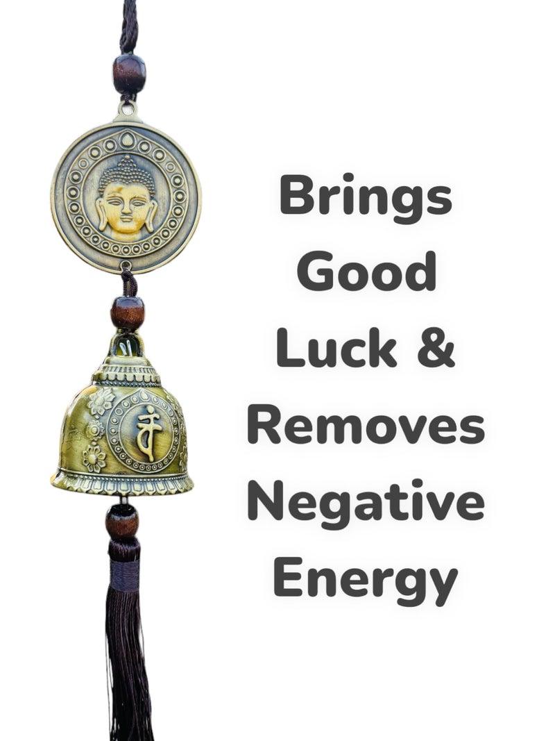 WARMINGO DE Warmingo Buddha Wind Chime for Home & Garden | Bell for Peace & Prosperity - Image 3