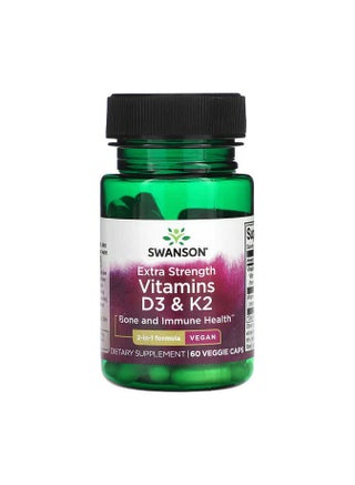 Vitamins D3 & K2, Extra Strength, 60 Veggie Caps - pzsku/Z6230CCB552FA3DA0A4D4Z/45/_/1700411625/2c54e1ae-482a-4155-9bd4-df33e8889f62