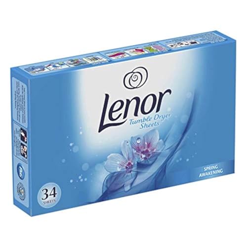 Lenor Tumble Dryer Sheets 34 Sheets Spring Awakening - Image 1