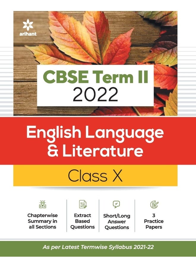 Cbse English Language & Literature Term 2 Class 10 for 2022 Exam (Cover Theory and MCQS) - Image 1
