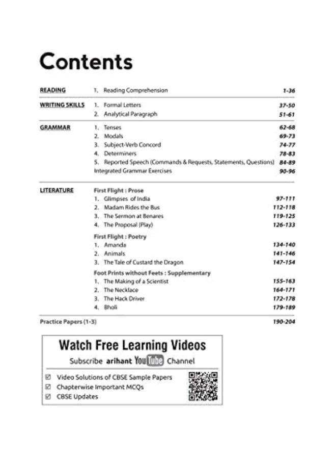 Cbse English Language & Literature Term 2 Class 10 for 2022 Exam (Cover Theory and MCQS) - Image 4