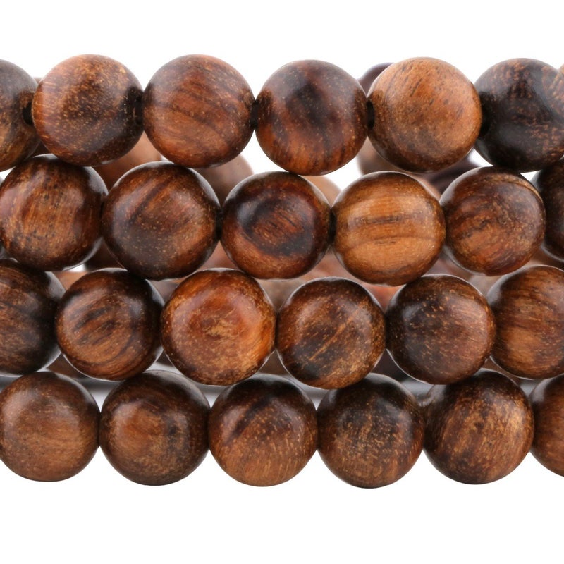 SUNYIK Black Rosewood 108 Tibetan Buddhist Mala Bracelet Beaded Prayer Bead(6mm) - Image 3