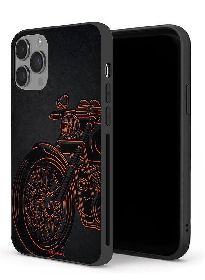 Tolwak Apple iPhone 14 Pro Protective Case Vintage Bike - Image 1
