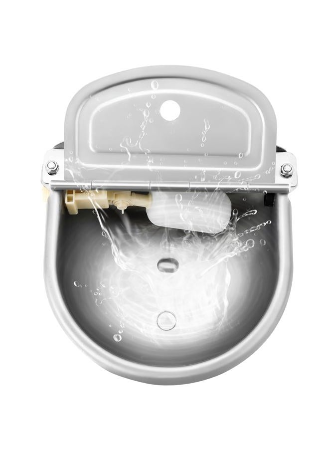 MAOPINER Automatic Waterer Bowl Farm Grade Stainless Stock Waterer Horse Cattle Goat Sheep Dog Water (Without Drainage Hole) - Image 1