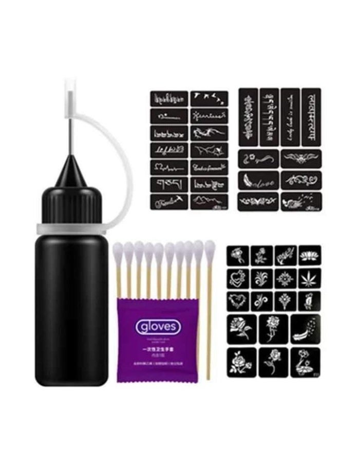 Biotouch Micro Pigment Cosmetic Color Black - Temporary Tattoos - Image 1