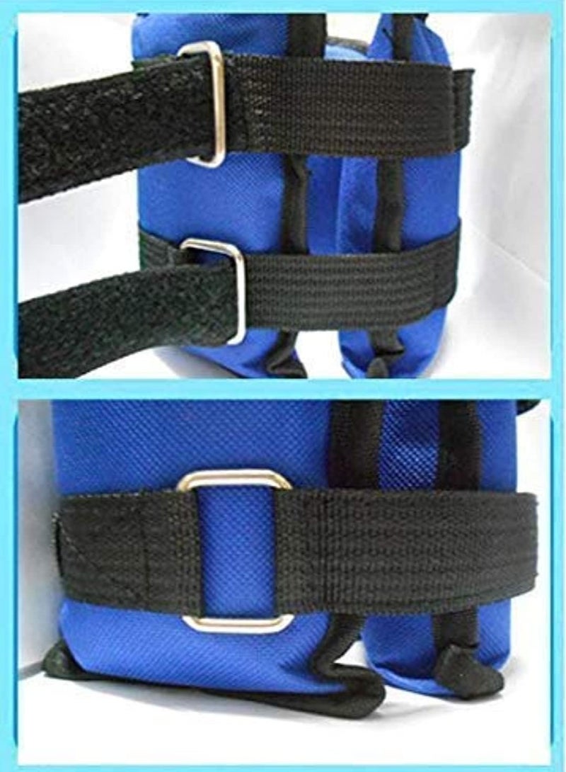 Festive Gallery Adjustable Ankle Weights for Women and Men, Ankle Wrist Weight Durable Practical Hands or Feet Wear Resistant, Walking Jogging Gymnastics Aerobics Enthusiasts Muscle Training (2.5 kg x 2Nos) - Image 5