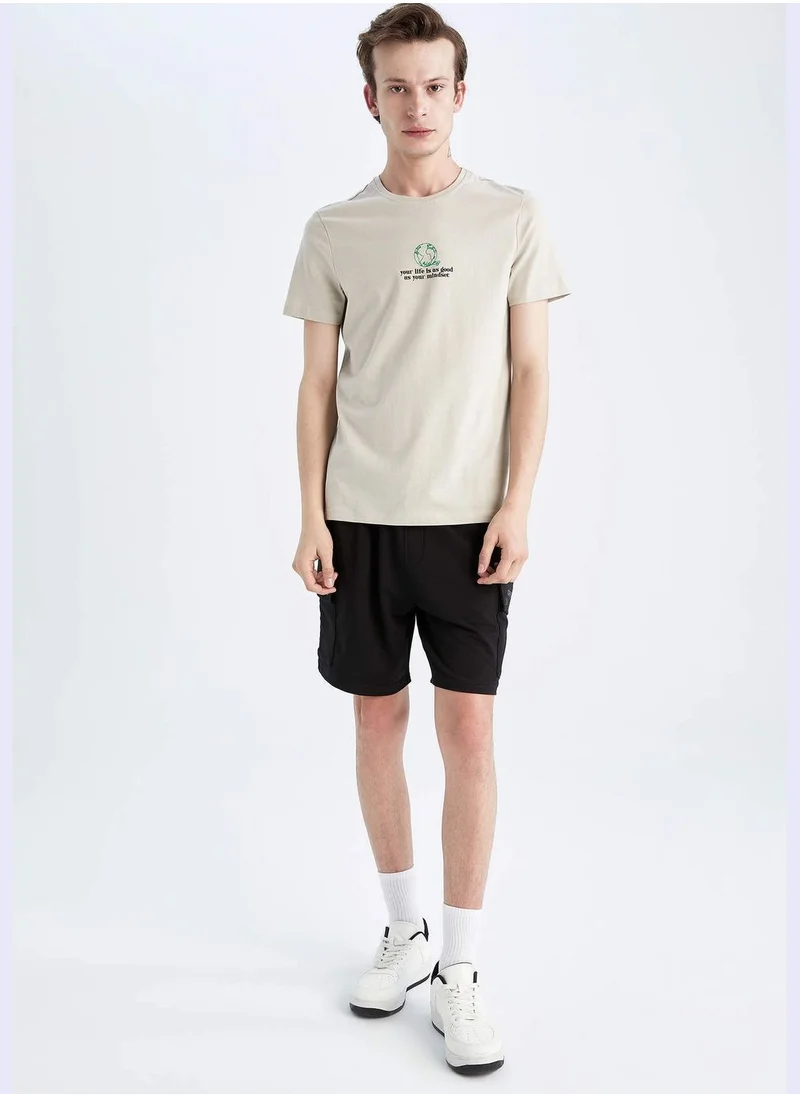 DeFacto Man Slim Fit Crew Neck Short Sleeve T-Shirt