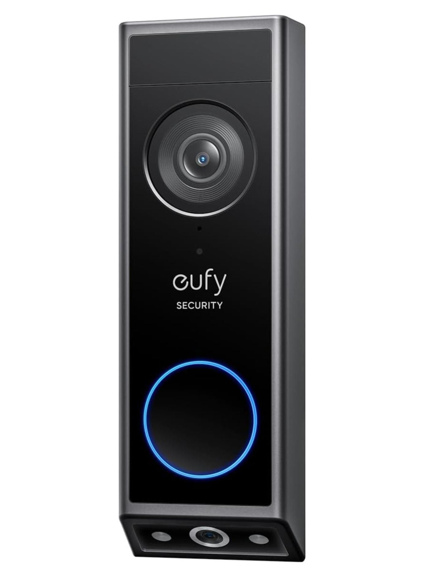 eufy Security Video Doorbell E340 (Battery Powered), Dual Cameras with Delivery Guard, 2K Full HD and Color Night Vision, HomeBase S380 Compatible, No Monthly Fee