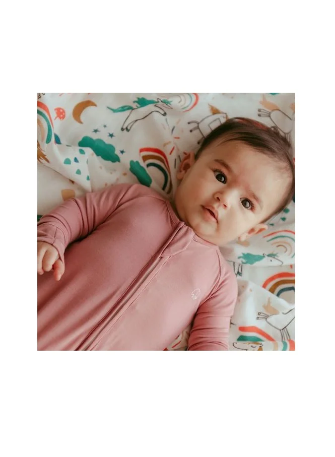 Anvi Baby Anvi Baby  Set of 3 Organic Bamboo Swaddle Unicorn Dreams