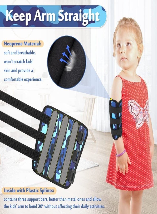 Mybow Pediatric Elbow Immobilizer Night Splint, Elbow Brace Cubital Tunnel Ulnar Nerve Entrapment, Arm Support Splint for Pain Relief, Child Restraint Stabilizer Brace (Small) - Image 2