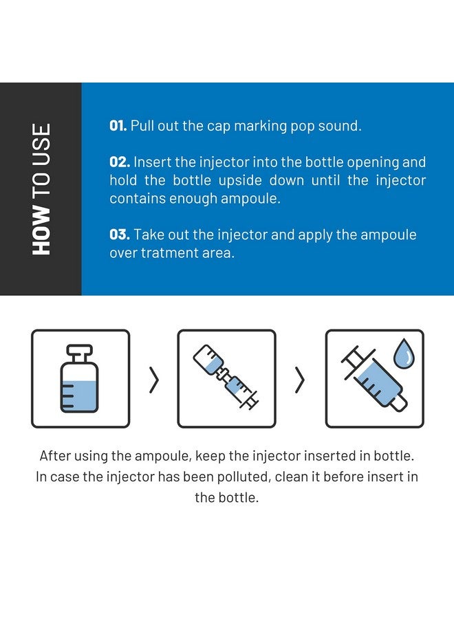 BRÜUN HY - Control Hyaluronic Aqua Solution Ampoule - Micro Needling Korean Serum Booster for Face to Use with and without Derma Pen Microneedling Skin Care Serum 1.18 fl.oz - Image 4
