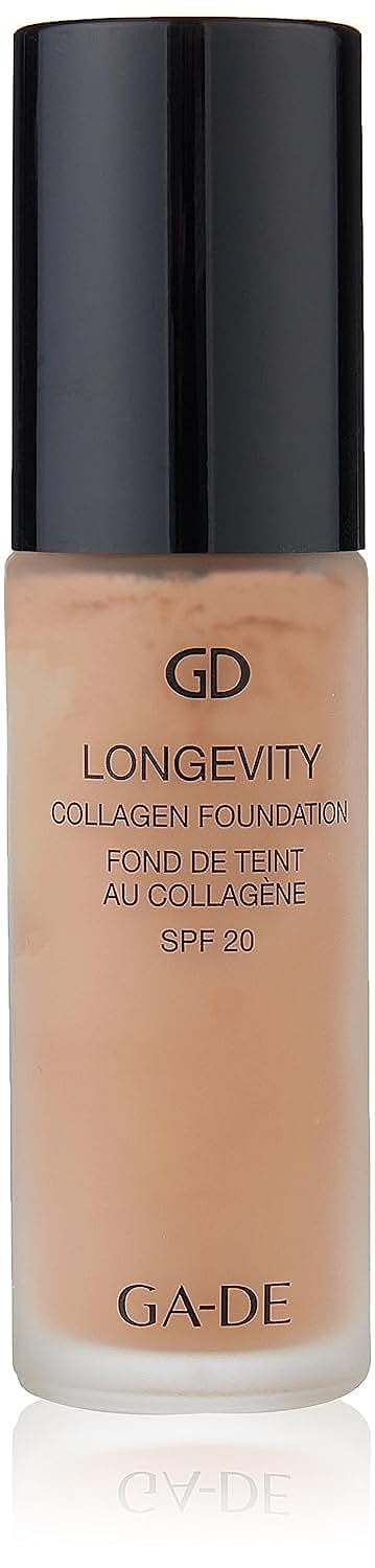 Longevity Collagen Foundation Spf 20 By GADE COSMETICS  502 cool beige