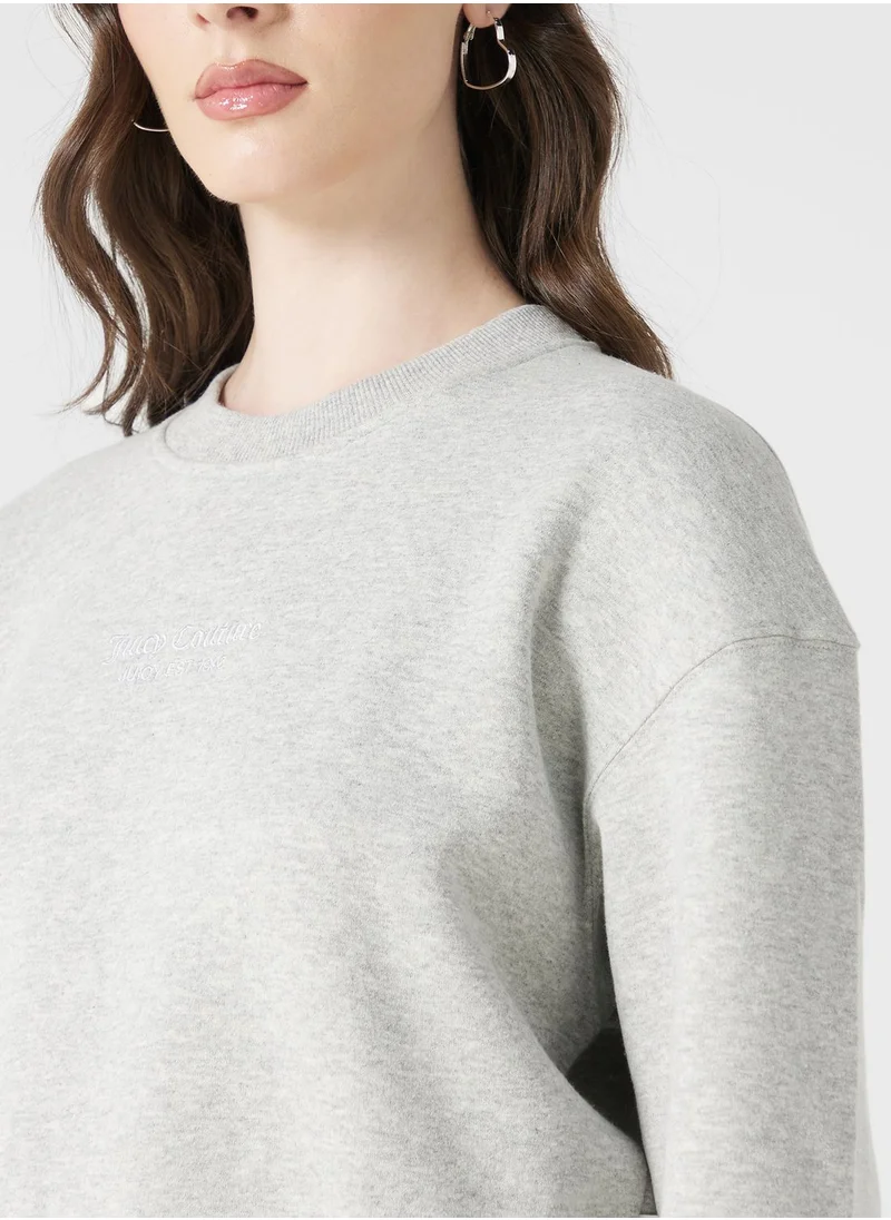 Juicy Couture Crew Neck Logo Sweatshirt
