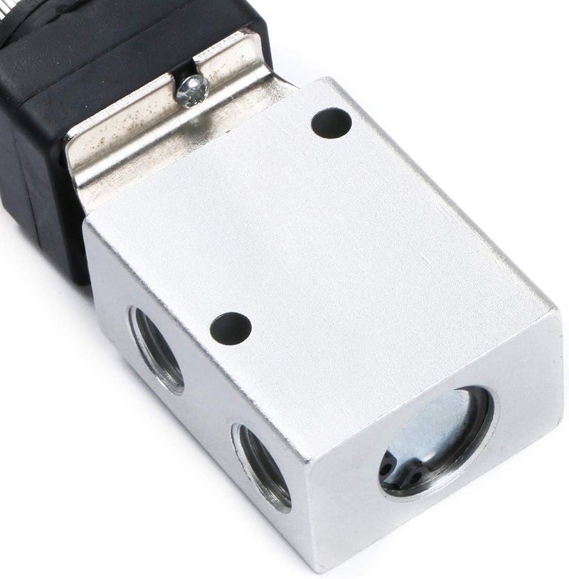 U.S. Solid 1/4inches NPT Red Latching Mushroom Style Push Button 3 Way, 2 Position Pneumatic Control Mechanical Valve from - Image 3