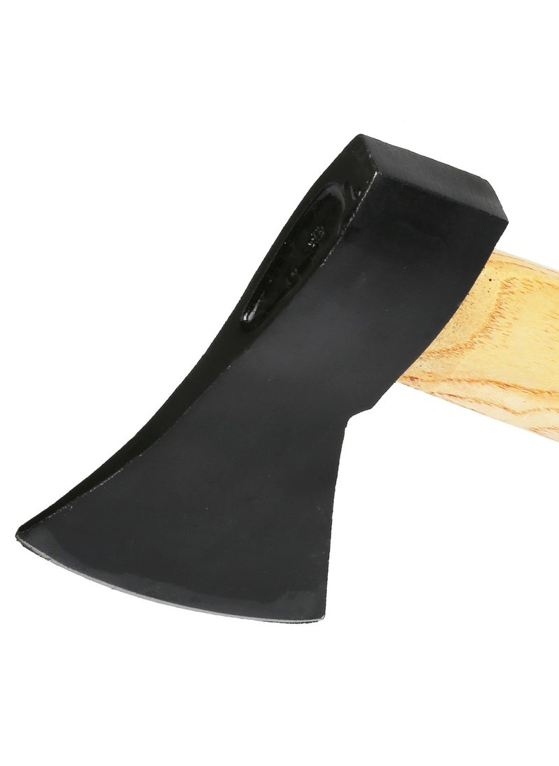 KSEIBI Axe with Wooden Handle 600g, Carbon Steel, Wood Handle, Ideal for Small Wood-Cutting Projects, Clearing Small Limbs, And Camping, Strong and Durable, Clearing Branches, Construction, Bushcraft Axe  - Image 2