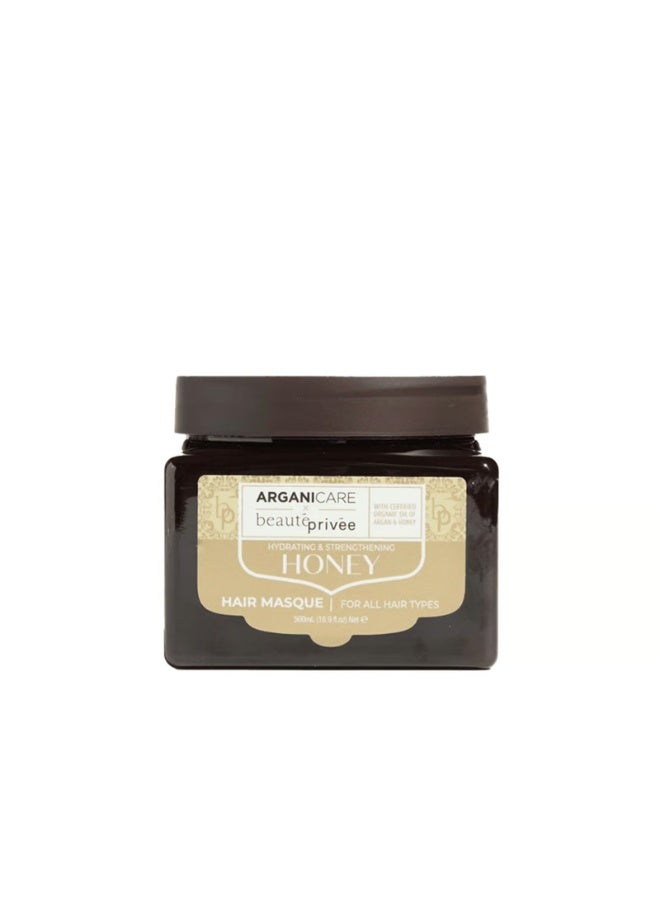 Arganicare Hydrating & Strengthening Honey Hair Masque 500ml - Image 1