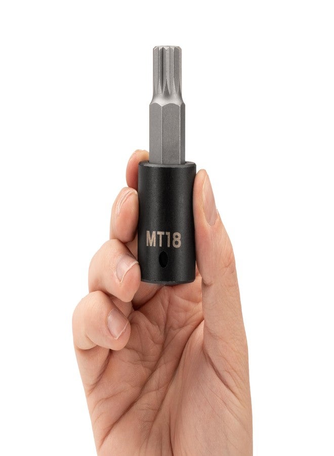 تيكتون مقبس TEKTON ثلاثي المربعات مقاوم للعبث بقطر نصف بوصة × MT18 | SIB29218 - Image 3