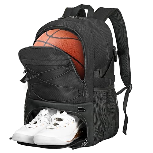 Goloni Basketball Bag,Large Sports Bag with with Separate Ball & Shoe Compartments,Gym Bag for Basketball,Soccer,Volleyball - Image 1