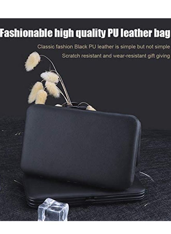 Arabest Professional Nail Clippers Set 18 pcs, Black Stainless Steel Sharp Nail Trimmer Pedicure and Manicure Set with Cortex Metal Case for Men and Women - Image 5