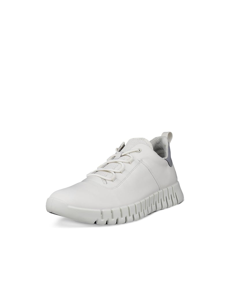 ECCO Mens Gruuv Sneaker White 11115