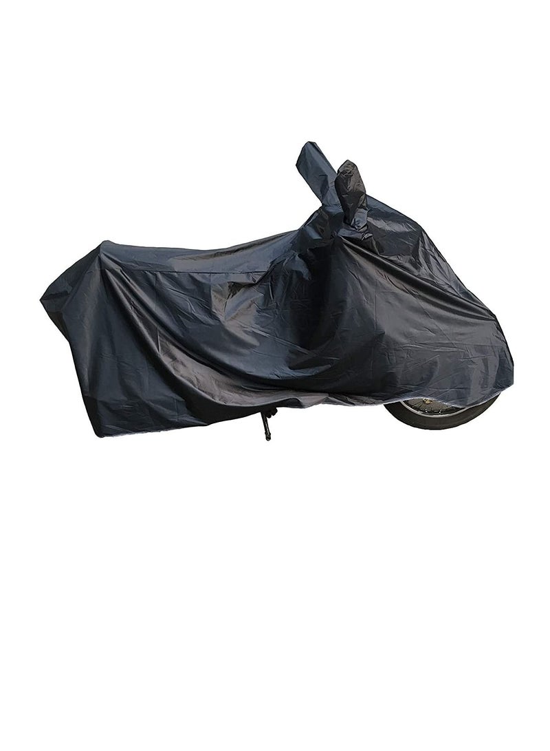 Generic Waterproof Bike Body Cover For Meteor 350 Black  - Image 3