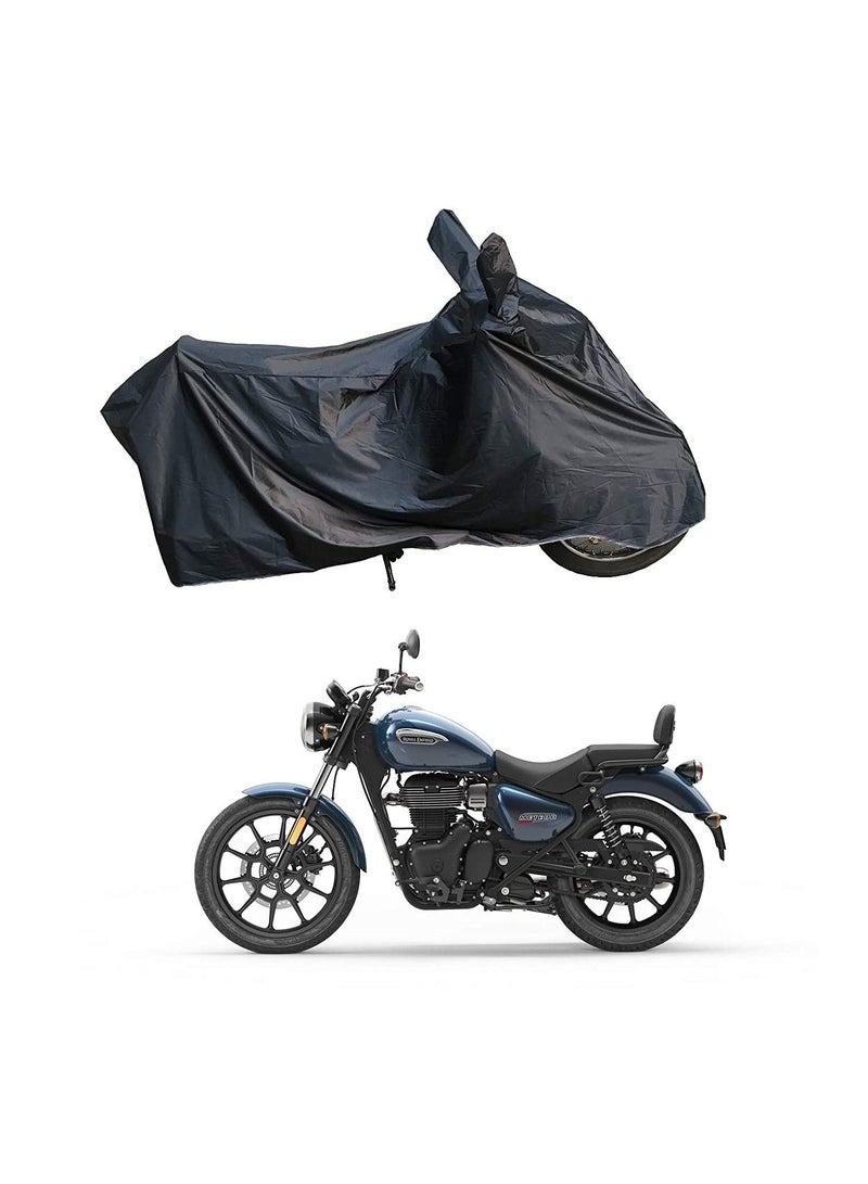 Generic Waterproof Bike Body Cover For Meteor 350 Black  - Image 1