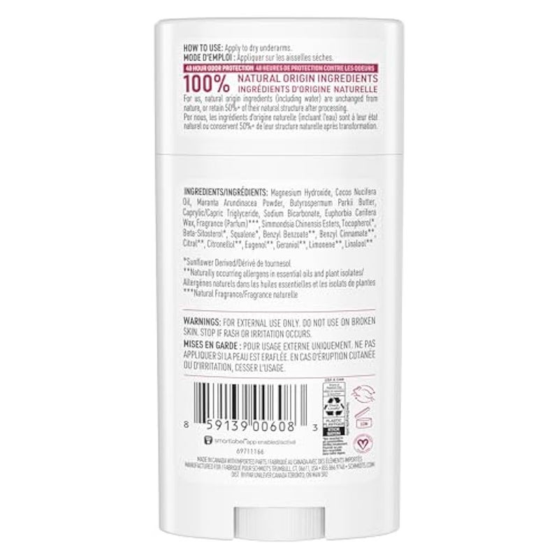 Schmidt's Aluminum-Free Vegan Deodorant Rose & Vanilla with 24 Hour Odor Protection 2 Count for Women and Men, Natural Ingredients, Cruelty-Free, 2.65 oz - Image 2
