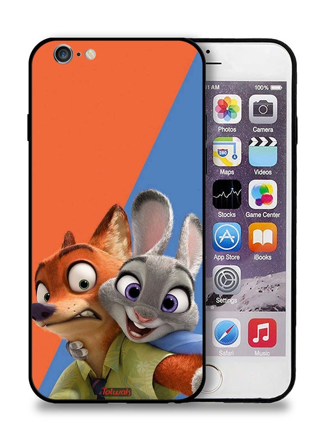 Tolwak جراب حماية من أبل آيفون 6/6s بلس بطبعة أفضل الأصدقاء - Image 1