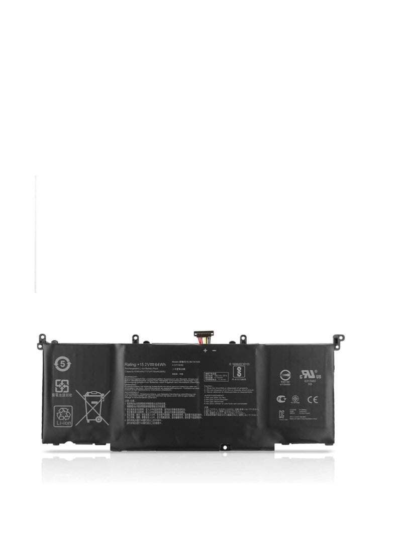 Terabyte بطارية لابتوب B41N1526 متوافقة مع Asus G502V G502VM G502VT FX502V FX502VD FX502VE FX502VM FX60V FX60VM ROG Strix GL502V GL502VT GL502VM GL502VM GL502V502VM GL502V502V502VM - Image 1