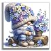 Offito Gnome Diamond Art Kits for Adults 5D Gnome Diamond Painting Kits for Beginners DIY Full Drill Dots Gem Art Paint for Home Wall Decor 14 x 14 Inch - Image 2