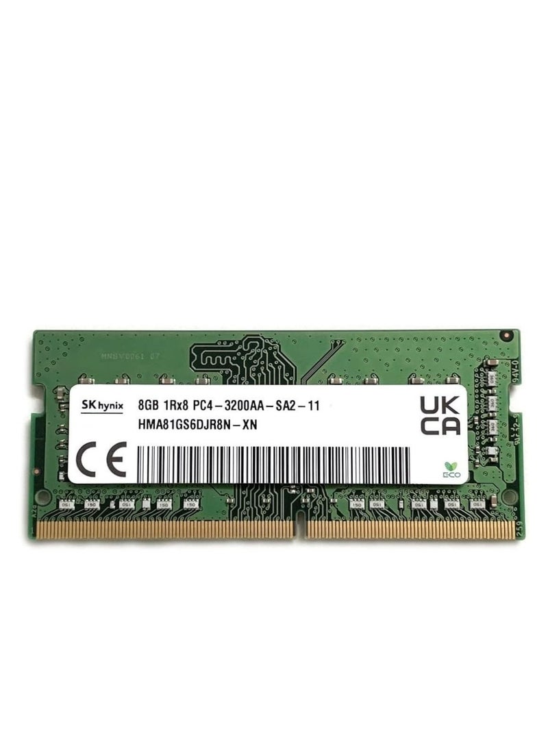 ماركة غير محددة وحدة ذاكرة 8GB PC4-21300 DDR4-2666MHz 260-Pin SODIMM 1.2 فولت من هاينكس HMA81GS6CJR8N-VK  - Image 1