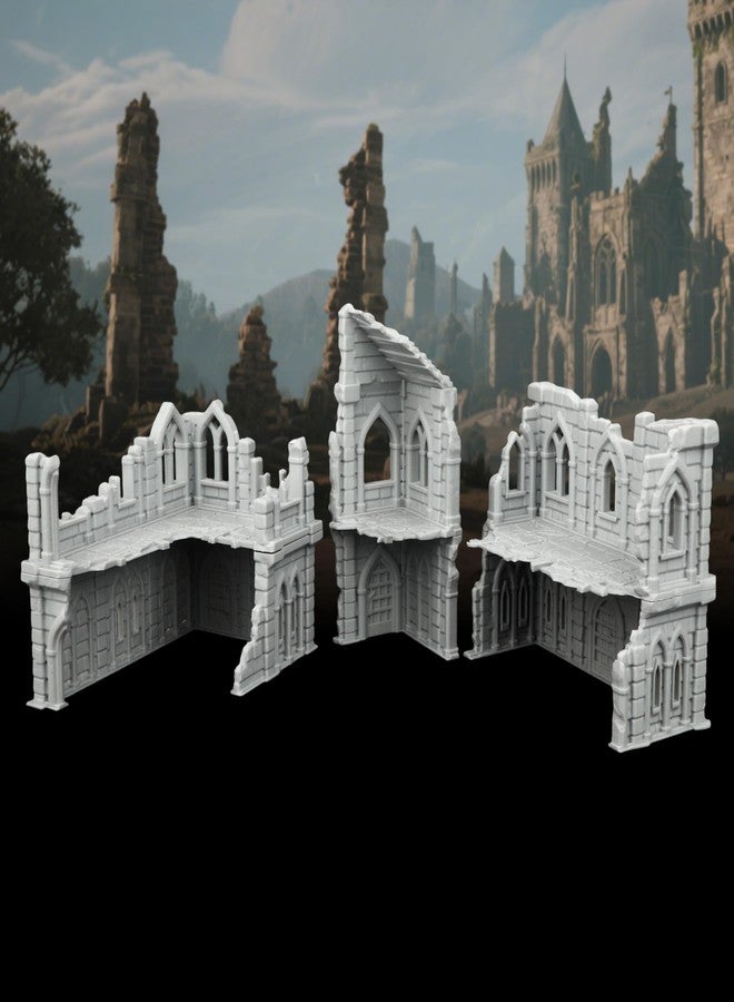 AUSPDICE Town Buildings RPG Terrain Set for DND Accessories, 28MM Scale Compatible with TTRPG Buildings, Table Maps Characters, and Dungeons and Dragons Scenario Pieces-AF1078 - Image 5