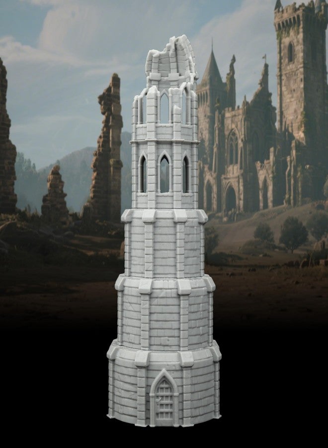 AUSPDICE Town Buildings RPG Terrain Set for DND Accessories, 28MM Scale Compatible with TTRPG Buildings, Table Maps Characters, and Dungeons and Dragons Scenario Pieces-AF1078 - Image 4