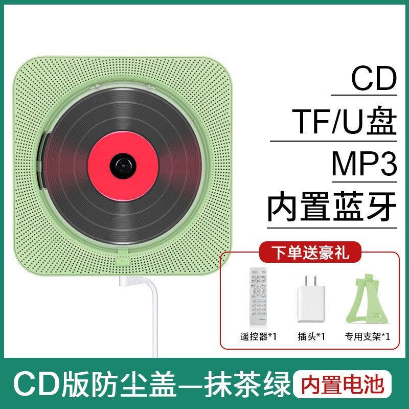 Portable Thin Music Album Cd Player Home Student English Listening Review Bluetooth Player Cd Player - Image 1