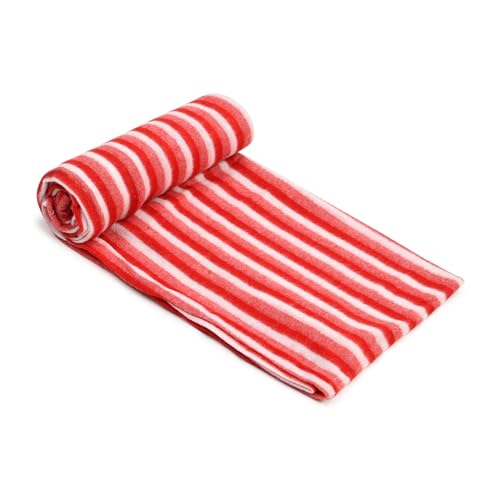 Status Contract All Season Multipurpose Single Bed Polar Fleece Blanket/Summer AC Blanket (Red) - Image 4