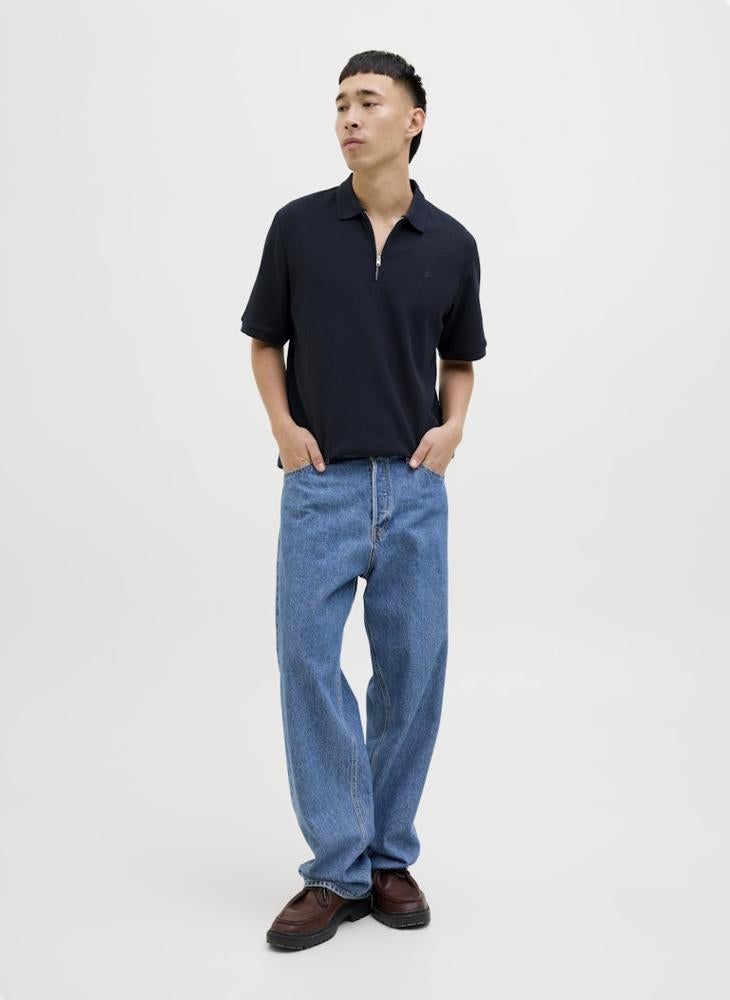 JACK & JONES Essential Half Zip Polo - Image 5