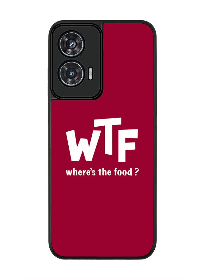 Stylizedd For Motorola Edge 50 Fusion 5G Case,Slim fit Camera Protection, Shockproof Thin Phone cover  - Where's the food? - Image 1