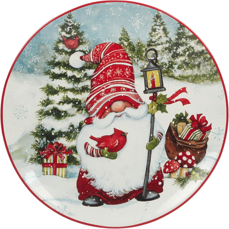 Certified International أطباق عشاء متنوعة التصميم من جنوم عيد الميلاد المعتمدين 11 مجموعة كبيرة من 4 - Image 2