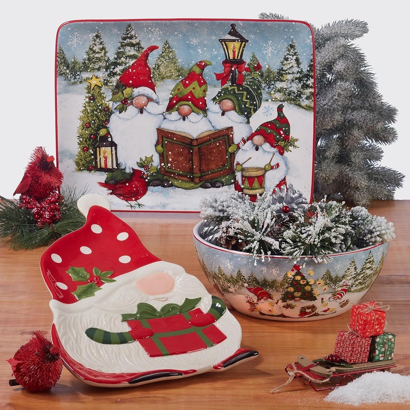 Certified International أطباق عشاء متنوعة التصميم من جنوم عيد الميلاد المعتمدين 11 مجموعة كبيرة من 4 - Image 5