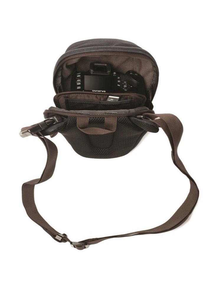 Crumpler DEDT300-001 Denim DeLight Camera Toploader 300 Dk. Denim/Earth Brown - Image 3