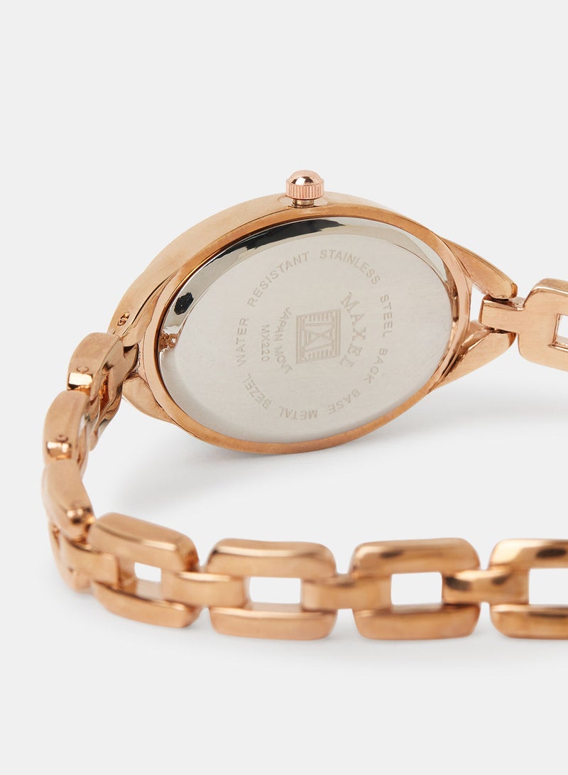 Maxel Women's Embellished Wrist Watch MX61 - Image 4
