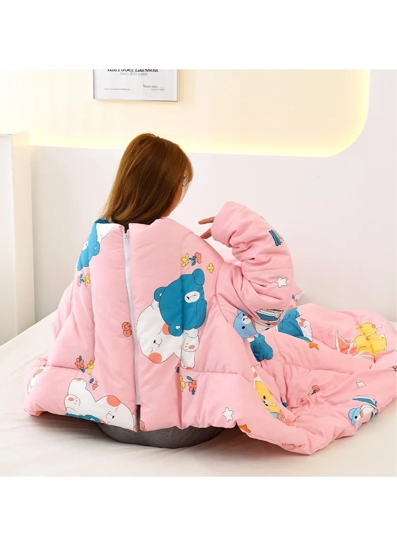 Generic - Multifunctionele Mouwen Luie Quilt(200*150cm) - Image 1