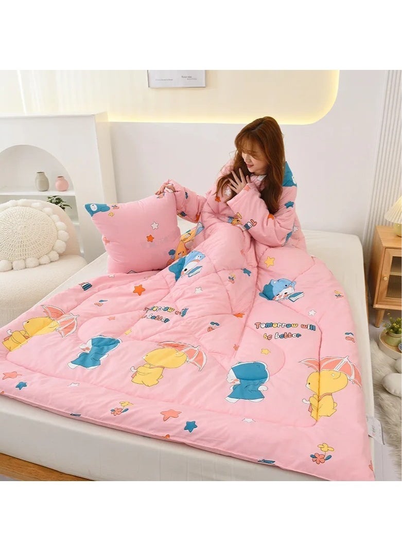 Generic - Multifunctionele Mouwen Luie Quilt(200*150cm) - Image 1