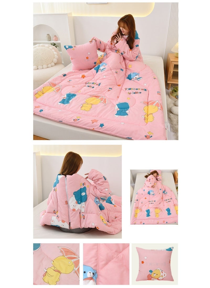 Generic - Multifunctionele Mouwen Luie Quilt(200*150cm) - Image 1