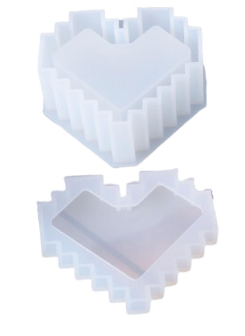 Snoogg - Snoogg Pack of 1 Silicone Mold Set of Two Mold Gift Box Container top and Bottom for Epoxy Resin Casting Resin Art for Home Decor, DIY Crafts Project and Handmade Unique Customize Gifts - Image 1